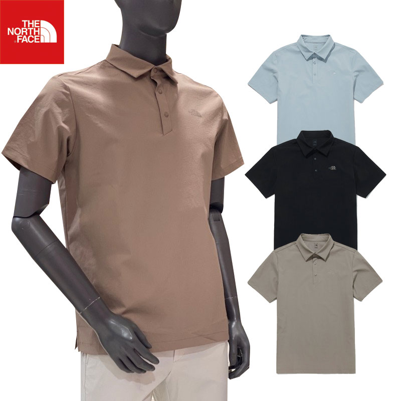 [THE NORTH FACE] HYPER SHIELD LT S/S POLO NT7PM04 ノースフェイス 半袖 Tシャツ レディース メンズ 韓国ファッション