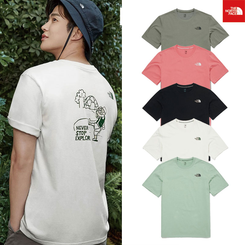 [THE NORTH FACE] CHALLENGE S/S R/TEE NT7UM07 ノースフェイス 半袖 Tシャツ レディース メンズ 韓国ファッション