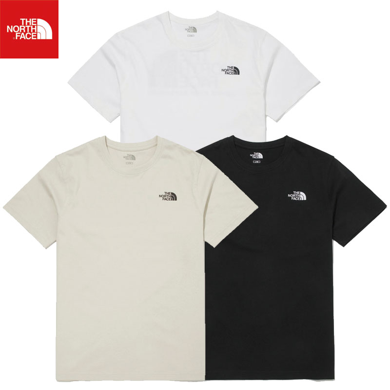 THE NORTH FACE TNF LOGO EX S/S R/TEE 半袖 Tシャツ レディース メンズ 韓国ファッション NT7UN01