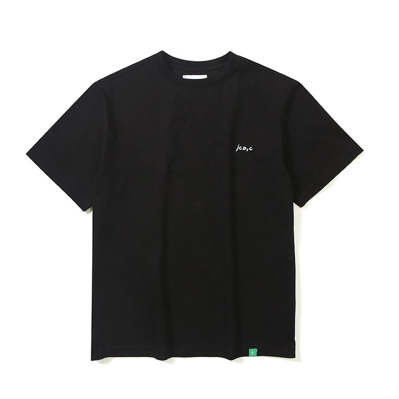 [JCDC]BSAMTS208BK ブラック BTS JIN 着用 バック グラフィック 半袖 Tシャツ 