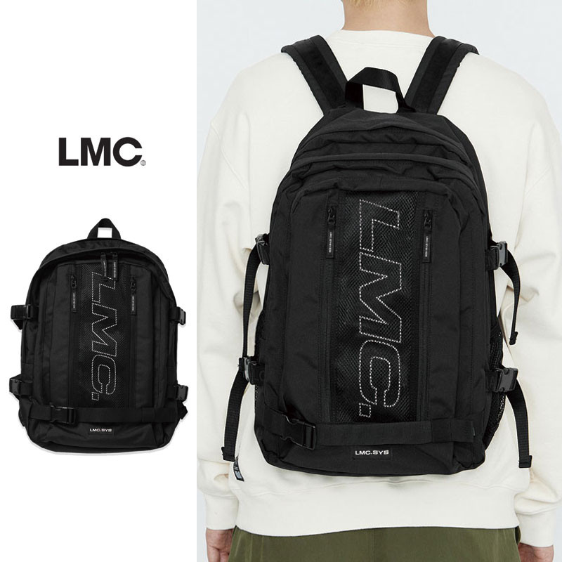 LMC SYSTEM THE COVE BACKPACK black エルエムシー リュック レディース メンズ