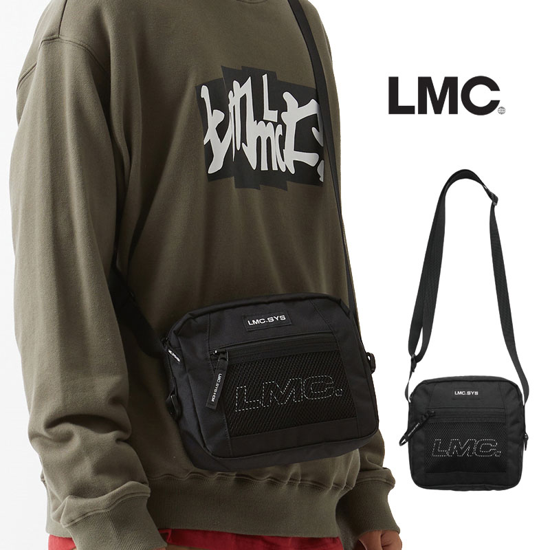 LMC SYSTEM UTILIZE CROSS BAG black ショルダー クロス エルエムシー リュック レディース メンズ